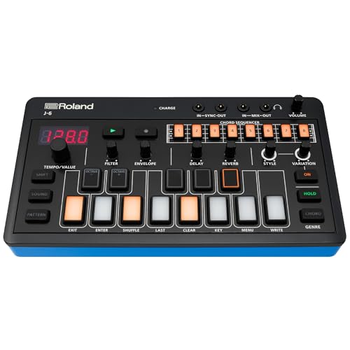 Roland AIRA Compact Synthesizer Musical Toolbox mit kreativer Akkordsequenzierung (J-6)