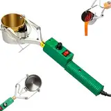 LYFDPN Elektrischer Lötzinn-Zinn-Schmelztiegel, 420W Handheld-Blei-Schmelztiegel, 1100G Kapazität Lötofen, Schmelztiegel aus Metall