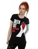 Green Day Damen American Idiot T-Shirt Large Schwarz