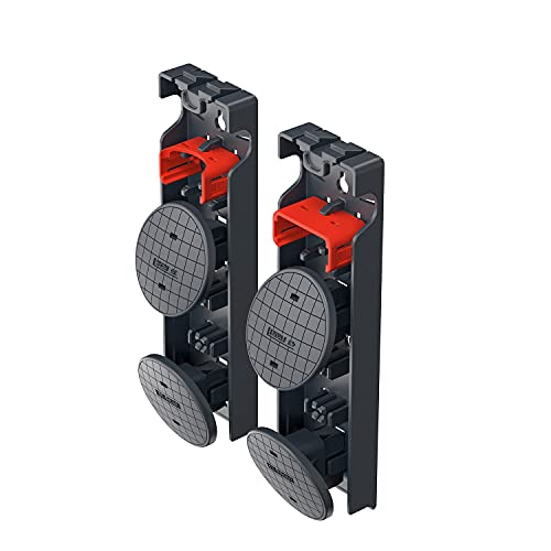 Hailo EasyClix Garden Size L - Wechselfuß-Set für Hailo Stehleitern - einfach & schnell zu wechseln - stabiler Stand auf weichen Untergründen wie Rasen oder Sand - kein Einsinken - breiter Fuß