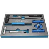 CCLIFE 7tlg Windschutzscheibe Reparaturset Windschutz Scheiben Autoglas Ausbau Werkzeug Set