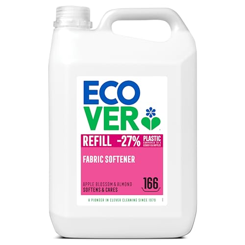 ECOVER Weichspüler, Apfelblüte und Mandel, 166 Waschladungen (1er Pack)(packaging may vary)