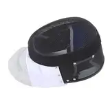 SIXRUN Helm - Fechtkutschenmaske, Fencing Foil Mask, Fencing Helmet mit Gepolstertem Latz, CE 350N zertifizierte Nationalmaske, für Tägliches Training und Wettkampf, Schwarze - XL