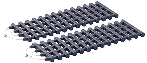 Lescars Anfahrhilfe Sand: 2er-Set Kfz-Anfahrhilfen mit Tragetasche, 60 x 22 cm (Pkw Anfahrhilfe Schnee, Anti-Rutsch, Autosicherheit)
