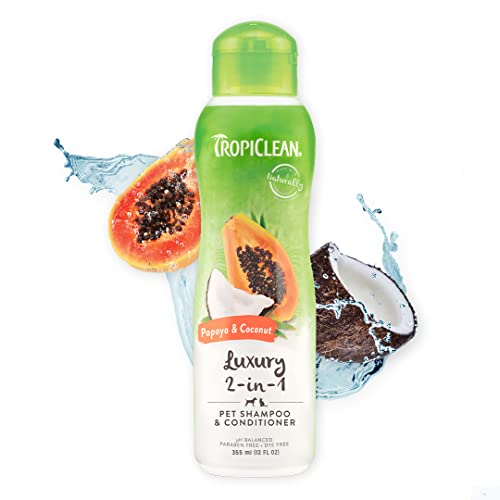 TropiClean TRPYSH12Z Papaya & Kokosnuss Shampoo