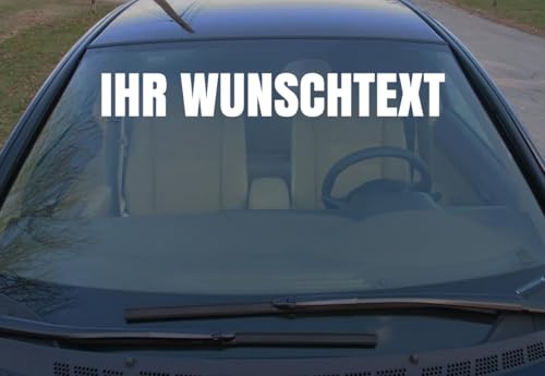 Personalisiertes Wunschtext Autoaufkleber – Individueller Schriftzug für Windschutzscheibe, Heckscheibe oder Karosserie – Buchstaben Aufkleber Car Sticker