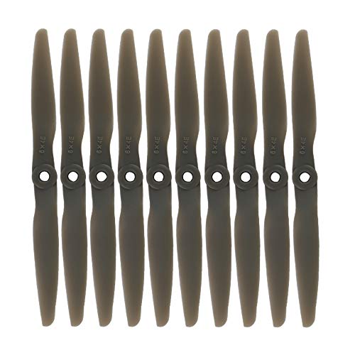 CESFONJER 10 Pcs APC Composite Propeller 6x4 E, RC Airplane Remote Control Aircraft Motor Efficient Blade 6040 Propeller