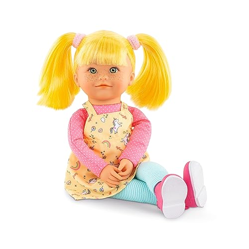 Corolle 9000300030 - Rainbow Celeste, Französische Puppe mit Charme und Vanilleduft, Schlenkerbeine, 40cm