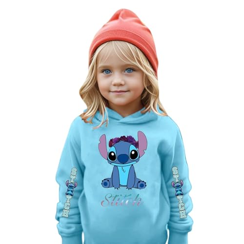 Pullover Kinder Junge Mädchen Cartoon Grafik Hoodie Langarm Lustig Hoody Sweatshirt Unisex Kapuzenpullover für 2-14 Jahre