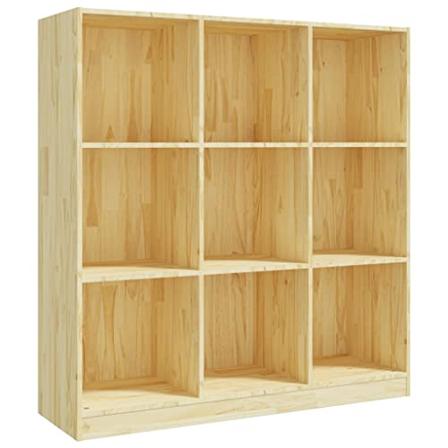 vidaXL Massivholz Kiefer Bücherregal Raumteiler Standregal Aktenregal Wandregal Regal Raumtrenner Bücherschrank Holzregal 104x33,5x110cm