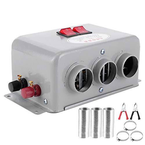 Heater 2Kw,12 Volt Car Heater,Autoheizung,Autoentfroster,12 V Kompaktautoheizung 3 Loch 600W 800W Winter Schnellheizung Wärmer Frostentfernung Geräuscharm 12v heizung auto 500w,12v heizung auto,12 vol