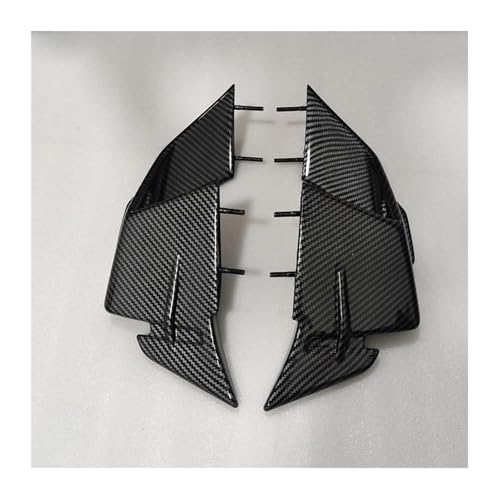 Für S1000 RR S1000RR 2023 2024 Seitenteile Feste Flügel Motorrad Modifizierte Teile Otorbike Seite Wind Winglet Motorrad Seitenverkleidung(Carbon Fiber Paint)
