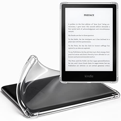 CoBak Clear Hülle für Kindle Paperwhite Durchsichtige - 6,8" den Kindle Paperwhite 11. Generation 2021 und Signature Edition (Modell Nr. M2L3EK/ M2L4EK), Leichte Kratzfeste Weich