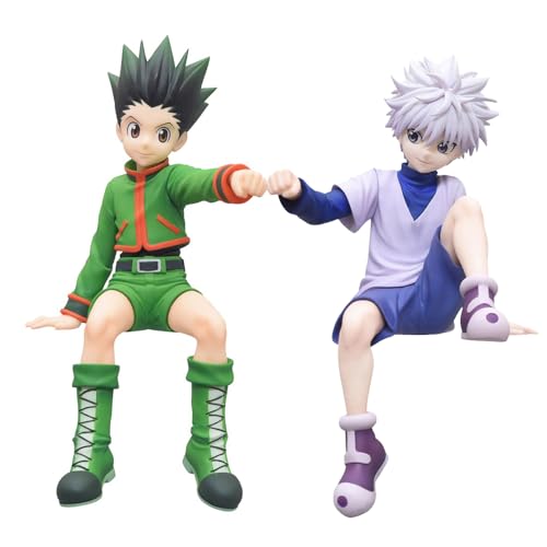 Tongyundacheng Killua Zaoldyeck Gon Freecss Figur Anime Statue PVC-Modell 12 cm Actionfigur Sammlerstück Dekoration Ornamente