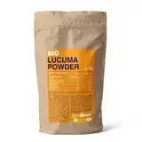 GymBeam BIO Lucuma Pulver - Mit hohem Ballaststoffanteil, gesunde Zuckeralternative aus Pouteria Lucuma, ideal zum Süßen von Speisen, Getränken, Desserts & Backware, 100 g