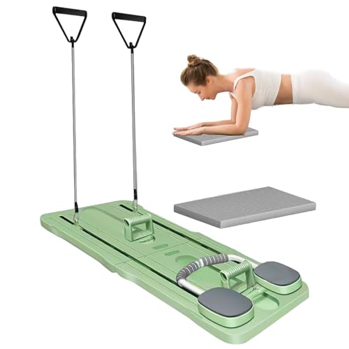 Pilates Board | Pilates Reformer Set | Plank Trainer Ab Roller | Pilates Reformer Gleitbrett für Zuhause | 5 in 1 Reformer Pilates Gerät | Pilates Trainingsgeräte Übungs Bauchbrett