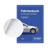 Vimcar Fahrtenbuch A5 für PKW – 40 Blatt, finanzamtkonform, Deutschland & Österreich, klimafreundlich, ideal für Geschäfts- und Privatfahrten