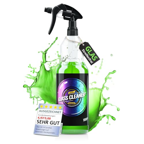 ADBL HOLAWESOME Glass Cleaner 2 (1L) - Hochwirksamer Glasreiniger für streifenfreie Sauberkeit - Entfernt Fett, Schmutz und Fingerabdrücke mühelos - Schnelle Anwendung für perfekte Glasflächen