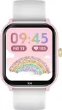 ICE-WATCH - Ice smart junior 2.0 Pink White - Rosafarbene Connected Watch für Kinder mit weißem Silikonarmband - 022797 (1,75 inch)