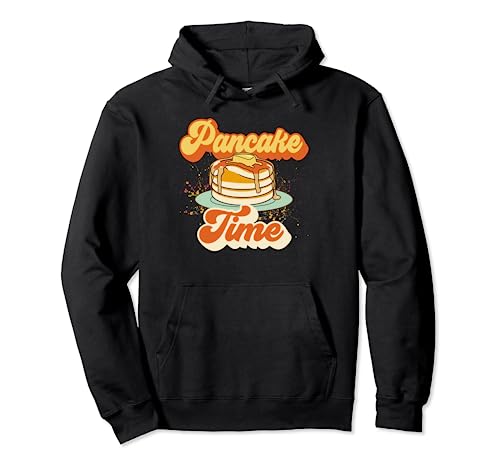 Pancake Time Design für Frühstücksliebhaber Morgenessen Pullover Hoodie