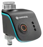 Gardena smart Water Control: Intelligenter Bewässerungscomputer mit smart App steuerbar, Frostwarnsystem, bewährte Ventiltechnik, ideal geeignet für Micro-Drip-System oder Sprinklersystem (19031-20)