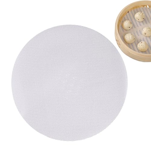 Dampfer Liner, Knödel Dampfer Liner | Dampfpapier mit Nicht-Stick-Papier für Dampfer,Backpuff, wiederverwendbares Dim -Sum -Netz, Ofenzubehör für gedämpfte Brötchen, Knödel