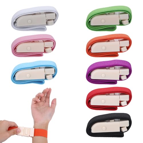 8 Stück Stauschlauch Blutabnahme Blutabnahme Set Tourniquet Holster Venenstauer Stauschlauch Blutabnahme Personalisiert Tourniquet-Schnalle Astauschlauch Blutabnahme Einfach zu Bedienen(8 Farben)