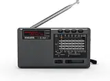 XHDATA D368 kleines Radio Nostalgie Batterieradio Mini Tragbare Radios Bluetooth Transistorradio UKW FM AM SW Radio mit TF MP3-Wiedergabe