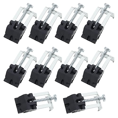 EMSea 10 Stück Unterbau Spülbecken Clips Küchenspülen Befestigungsklammern Installation Reparatur Hardware Befestigung für Küche Badezimmer Dusche