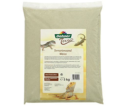 Dehner Terra Terrariensand, Körnung von 0.2 - 1 mm, 5 kg, weiß