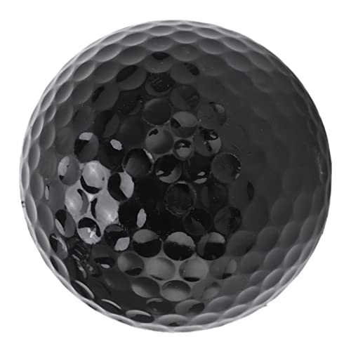 SPYMINNPOO Golfbälle, 2 Schichten Golf Floating Ball Floater Water Range Schwimmender Golfball fur Outdoor Sports Golf Practice Trainingsbälle(Schwarz) Recreationball Freizeitsport Golf