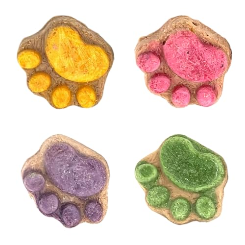 Cat Treats, Kitten Biscuits, Dry Cat Food, Natural Fruit Flavors, Cleaning Support, Indoor Reward Training, Purple Sweet Potato Treat for Cats, 5g