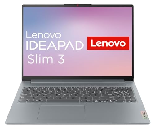 Lenovo IdeaPad Slim 3 Laptop | 16" Display | AMD Ryzen 5 7430U | 16GB RAM | 512GB SSD | AMD Radeon Grafik | Windows 11 Home | QWERTZ | grau | 3 Monate Premium Care