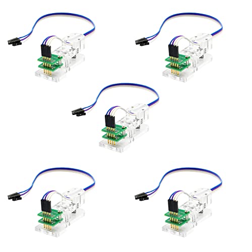 AZDelivery 5 X 4 Pin Programmer I2C Modul Test Werkzeug PCB Klemme 1 * 4P Gold-beschichtete Pogo Pins