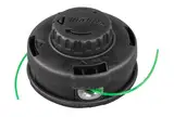 Makita 191D89-4 2-Fadenkopf Tap&Go M10 x 1,25, Linksgewinde, Ø 102 mm, mit 2,0 mm Four-Leaf Mähfaden, 4 Meter lang, Tippautomatik, passend für Akku-Rasentrimmer und Akku-Freischneider