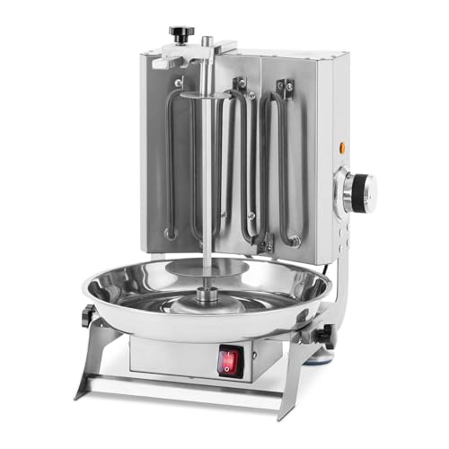Royal Catering RCEK-46 Dönergrill 2000 W bis zu 8 kg 130 °C 2,5 U/min Fleisch Gyrosgrill Dönermaschine Kebabgrill Gyros-Drehspieß