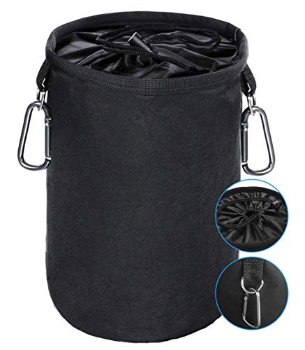 XCOZU Wäscheklammer Beutel zum Aufhängen, Klammerbeutel Wasserdicht mit 2 Kleiderbügel Clips hält Pegs sauber und trocken für Indoor Outdoor Pegs Organizer Lagerung verwenden