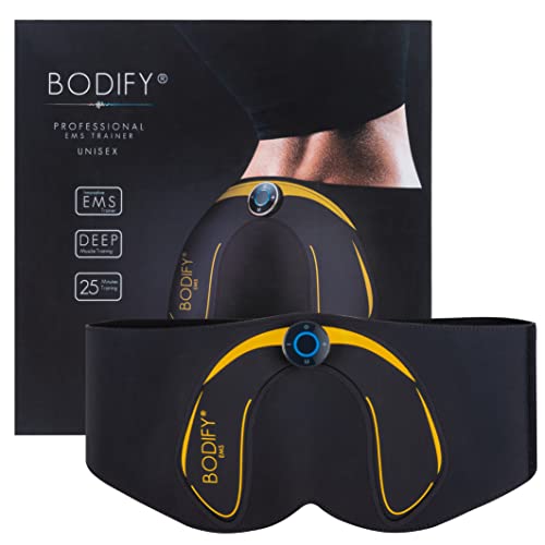 Bodify® EMS Potrainer Pro - Gezielte Stimulation der Po Muskulatur! - Muskelaufbau - Hüfttrainer - Stimulationsgerät Po Muskeln - Hüftmuskeltrainer für Männer und Frauen Das ORIGINAL