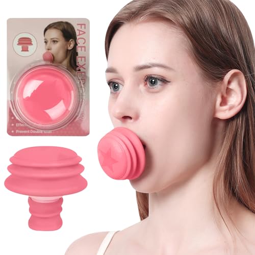 CATOR Silikon Schlanker,Silikon-Gesichtslifting Lippenübungsgerät, Silikon Facelifting Lippentrainer Mundmuskelstraffer straffendes Werkzeug für Facelift Lächeln Trainer
