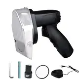 Elektrisches Schawarma Messer 80W, Türkisches Kebab Messer, Kommerzieller Gyro Schneider aus Edelstahl, Cutting Thickness Kebabmesser Einstellbar, für Präzises Schneiden von Brot, Fleisch und Käse