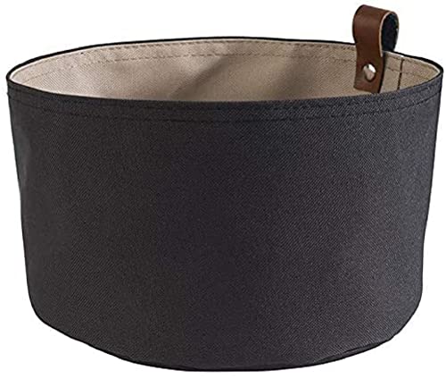 APS Brottasche aus schmutzabweisender, waschbarer Kunstfaser - Vielseitig nutzbarer Brotkorb für Backwaren, Obst oder Cerealien (Ø 20 cm)