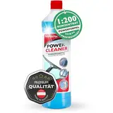 toolmacher POWER CLEANER Fensterreiniger Konzentrat 1L [1:200 KONZENTRAT] Glasreiniger - Scheibenreiniger Auto Fensterputzer - Spiegel, Duschkabine, Glasvitrine, Fenster putzen ohne Fensterputzroboter