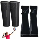 WUSANNA 2 Paar Volleyball Arm Sleeves Sport Unterarm Ärmel Volleyball Armschoner Top-Volleyball-Armstulpen – Bequeme Und Atmungsaktive Armschutzausrüstung 2 Stile(Größe S)