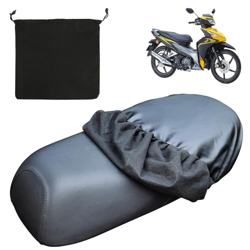 RISF Motorrad Sitzbezug, Universal Roller Sitzbankabdeckung, Roller Sitzbank Regenschutz Mit Motorradsitzbezug Staubkissenbezug Aufbewahrungstasche, Sitzbezug Roller mit Gummiband für Motorrad