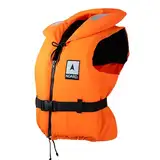 NOARD Rettungsweste für Kinder & Erwachsene geeignet – Seaside in verschiedenen Größen – EN ISO 12402-4 (100 N) (Orange, 20-30 kg)