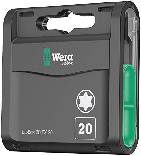 Wera 05057770001 Bit-Sortiment, Bit-Box 20 TX 20, 20-teilig