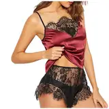 Sexy Dessous Große Größen Simulat Body Damen Elegant(RD1,L)