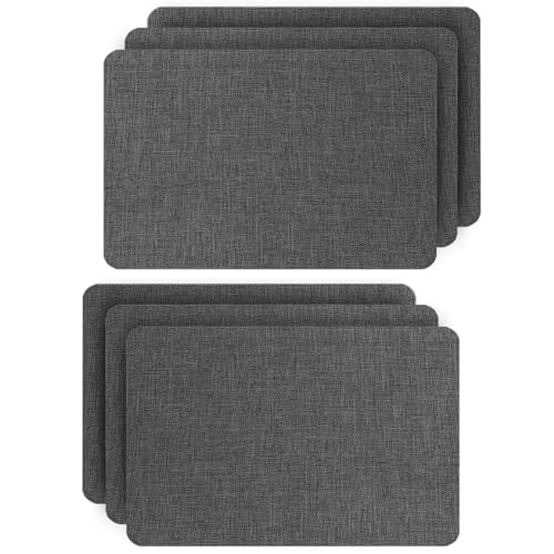 Flicken Selbstklebend Stoff, Reparaturpatch für Sofastoffe, Leinenstoff-Reparaturflicken, für Sofas, Autositze, Bürostuhl, Kopfteile, Reparieren Sie Löcher, Verbrennungen, Risse, Dunkelgrau