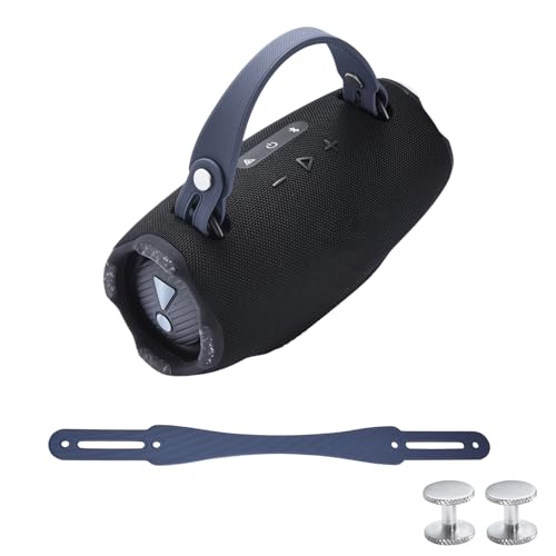 NUHFUFA Silikon-Handschlaufe für JBL Xtreme 4/3/2 kabellose Bluetooth-Lautsprecher, tragbarer Tragegurt mit Aluminiumschrauben, rutschfest und hautfreundlich (blau)