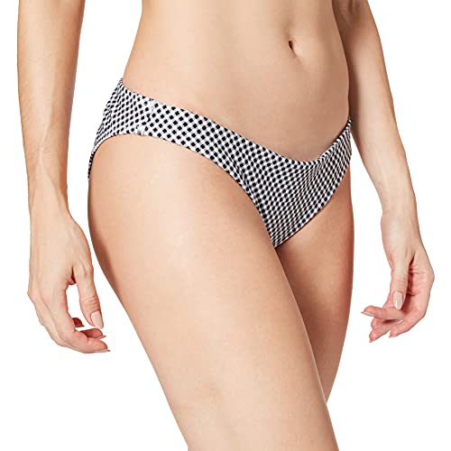 Iris & Lilly Damen Bikinihöschen, Schwarz/Weiß, 40